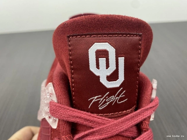 Rep Jordan AJ4-904282 Retro PE 4 Sooners Oklahoma 0729